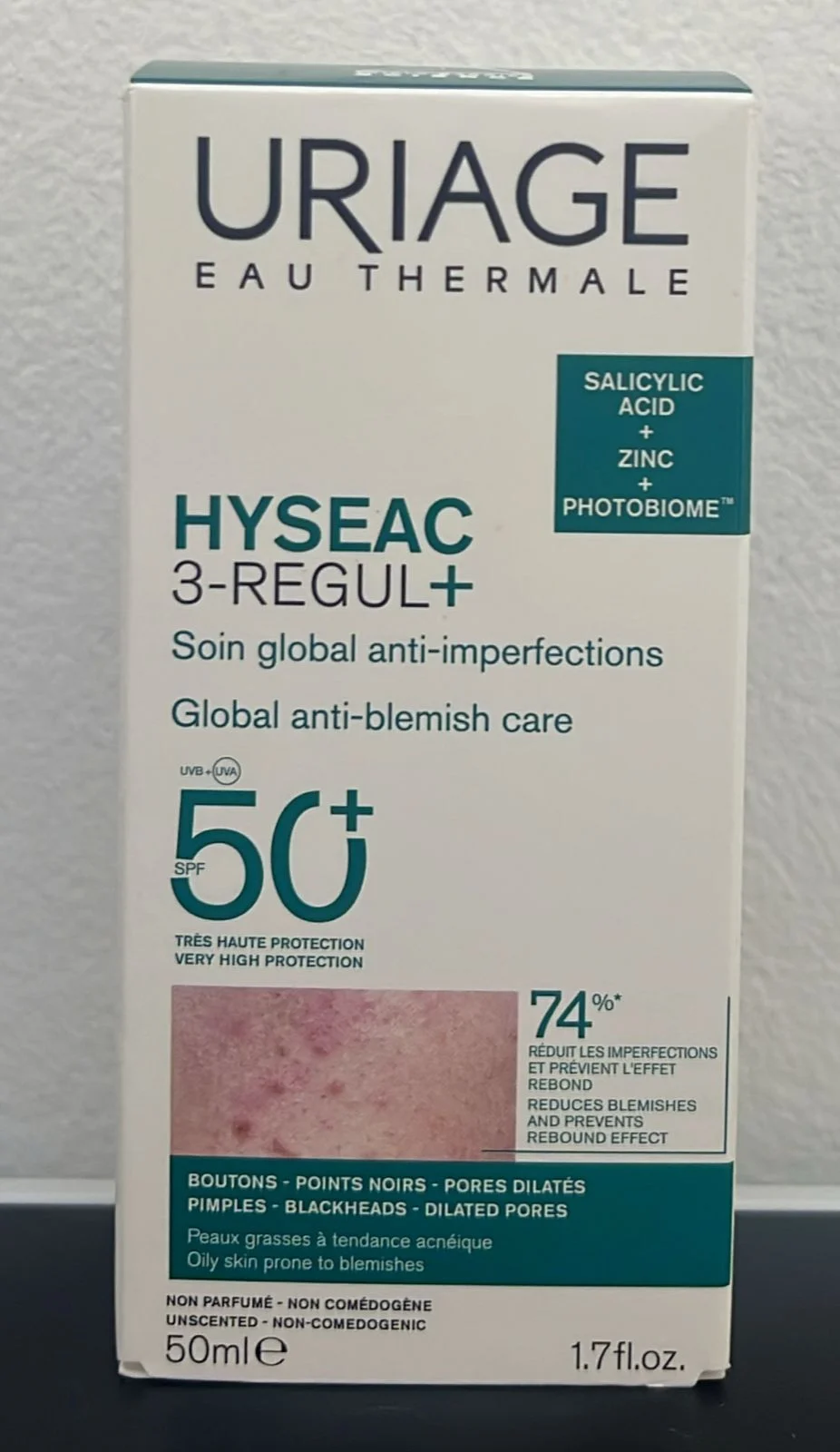 HYSEAC 3-REGUL+SPF 50+ 40 ML - Image 1