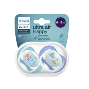 AVENT SUCETTE AIR COLL 6-18 MOIS BOY