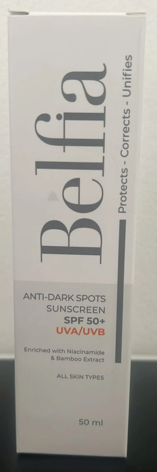 BELFIA ECRAN SOLAIRE ANTI TACHE SPF50+ 50 ML
