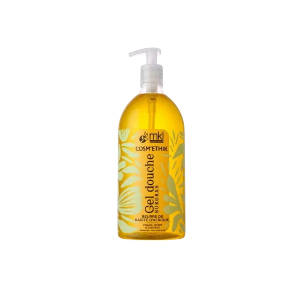 MKL GEL DOUCHE 3 EN 1 VISAGE CORPS CHEVEUX BEUREKARITE COSMETIC 1L