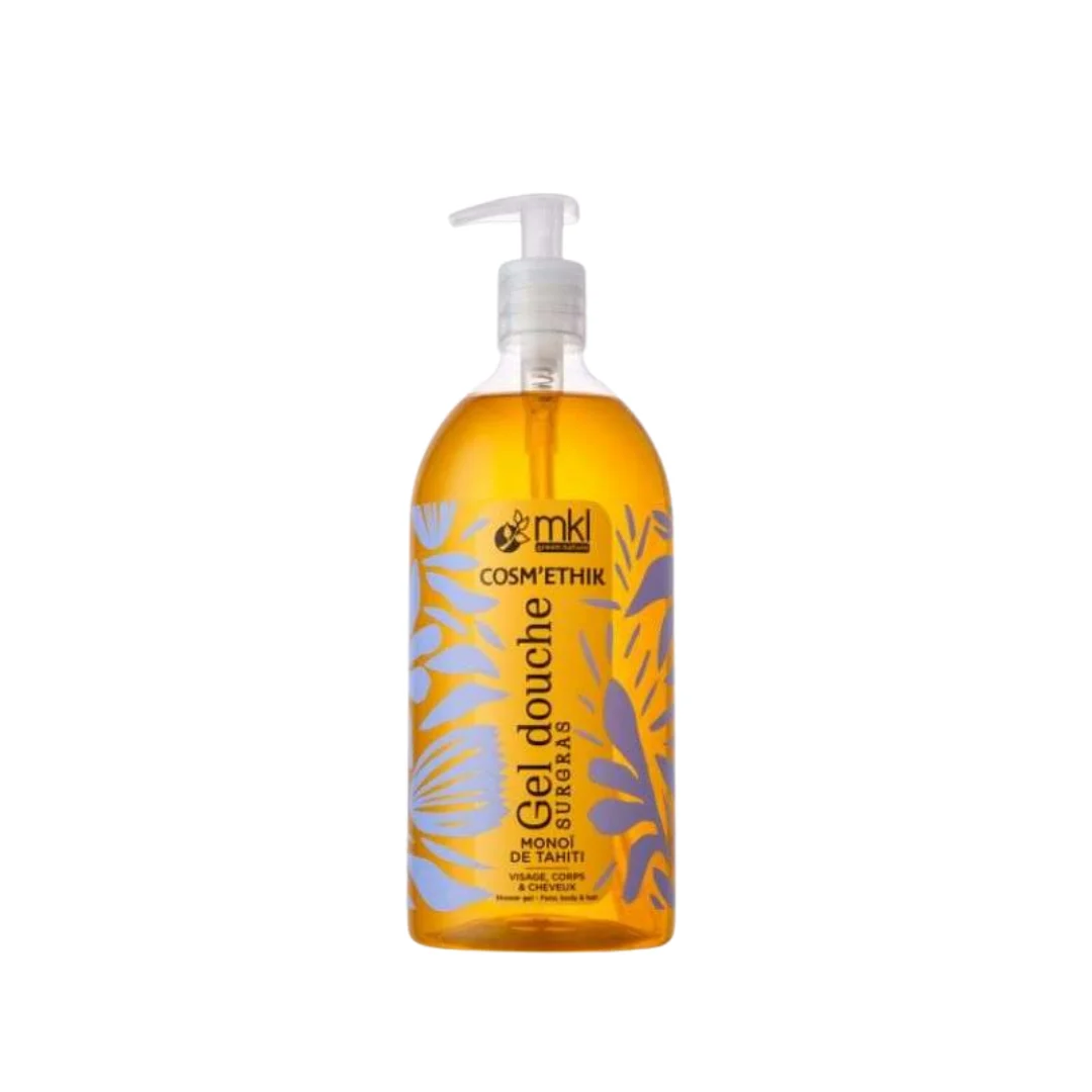 MKL GEL DOUCHE 3 EN 1 VISAGE CORPS CHEVEUX MONAI COSMETIC 1L - Image 1