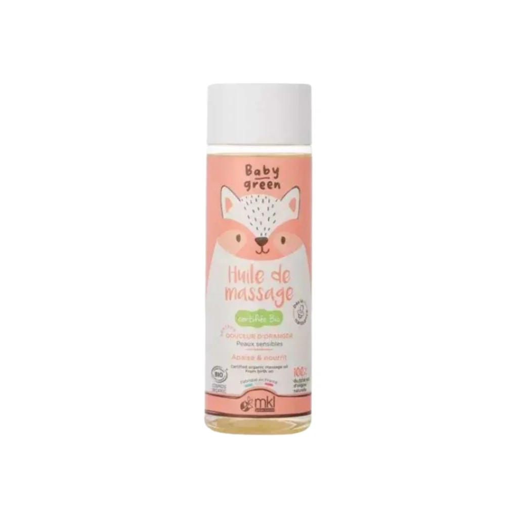 MKL HUILE DE MASSAGE BIO BABY GREEN 100 ML
