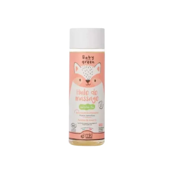 MKL HUILE DE MASSAGE BIO BABY GREEN 100 ML