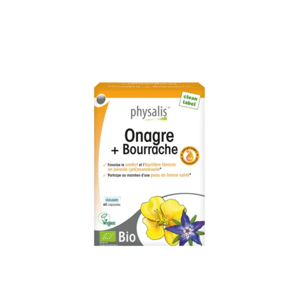 ONAGRE+BOURRACHE 60CPS PHYSALIS