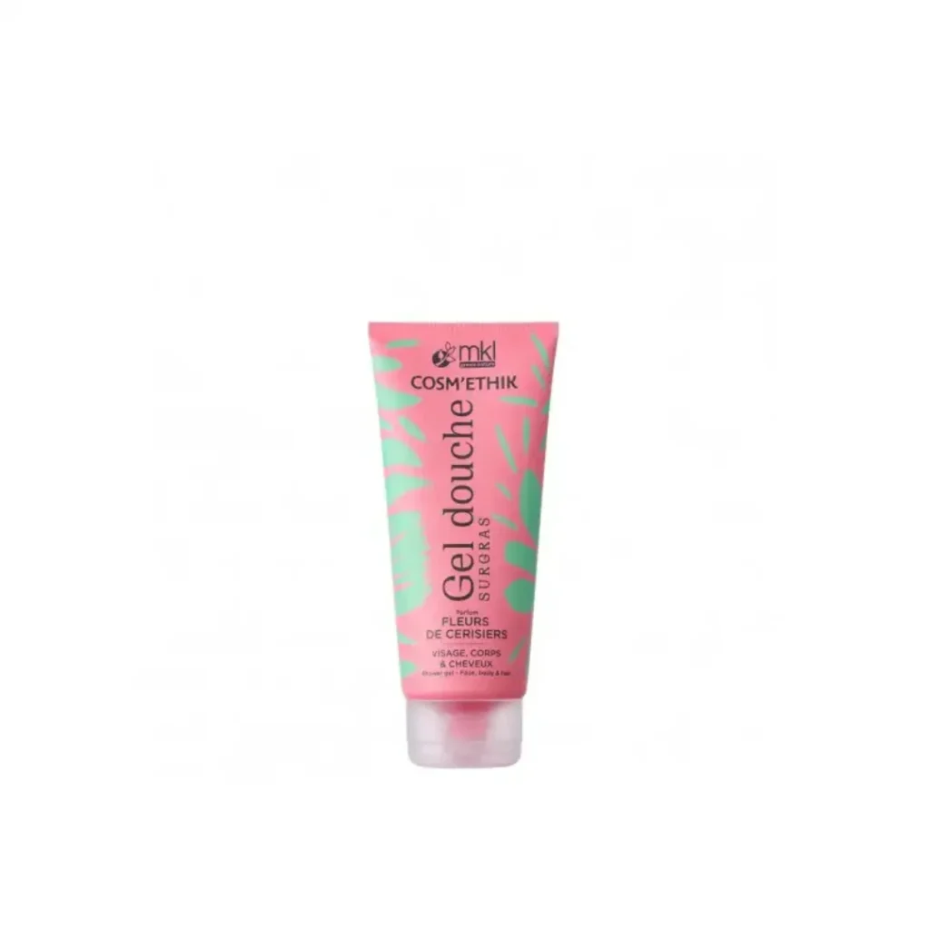 MKL GEL DOUCHE 3 EN 1 VISAGE CORPS CHEVEUX FLEURS DE CERISIERS COSMETIC 200 ML