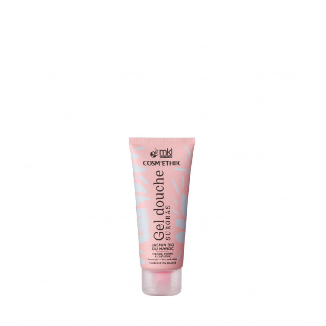 MKL GEL DOUCHE 3 EN 1 VISAGE CORPS CHEVEUX JASMIN BIO DU MAROC COSMETIC 100 ML - Image 1