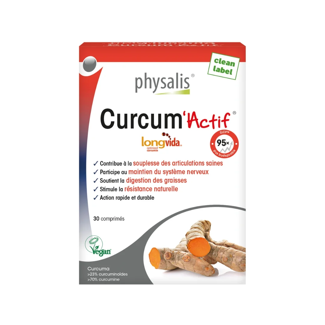 CURCUMA ACTIF 30 COMPRIMES PHYSALIS - Image 1