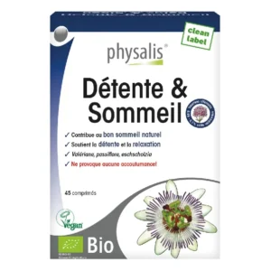 DETENTE ET SOMMEIL 45 COMPRIMES PHYSALIS