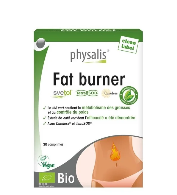 FAT BURNER 30 COMPRIMÈS PHYSALIS