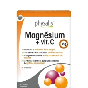 MAGNESIUM + VIT C 30 COMPRIMÈS PHYSALIS