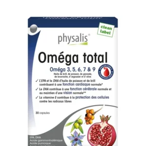 OMEGA TOTAL 3.5.6.7 & 9 30 CAPSULES PHYSALIS