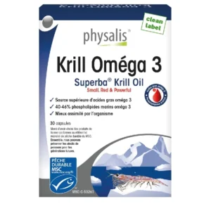 KRILL OMEGA 3 30 CAPSULES PHYSALIS