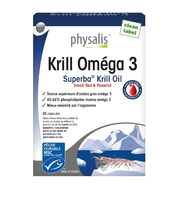 KRILL OMEGA 3 30 CAPSULES PHYSALIS