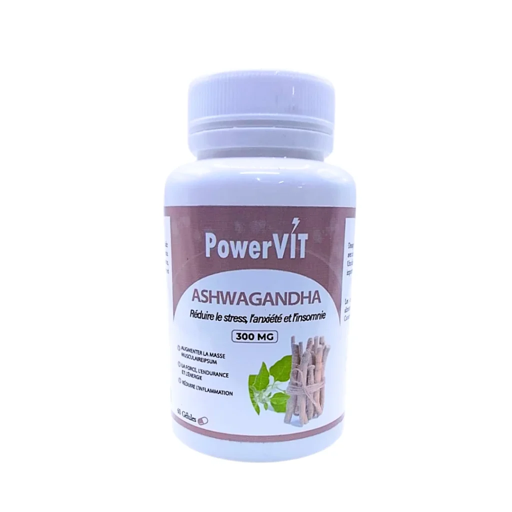 ASHWAGANDA 300MG 60 GELULES POWERVIT