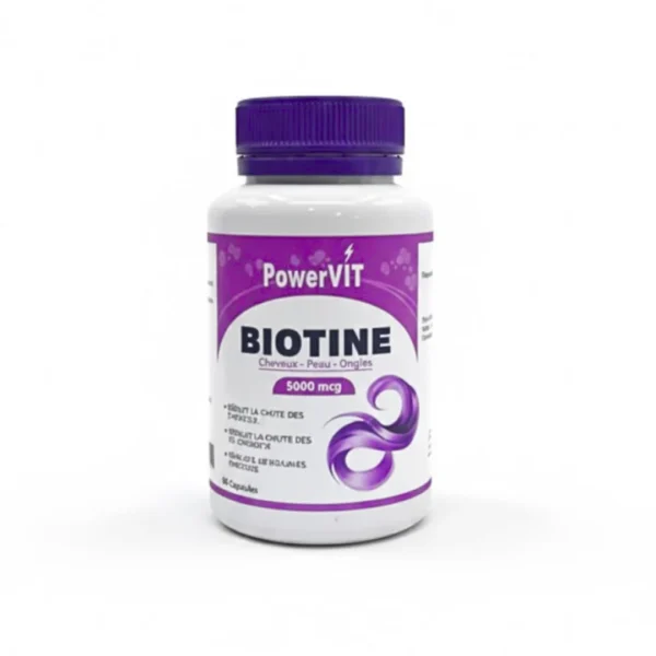 BIOTINE 60 GELULES POWERVIT