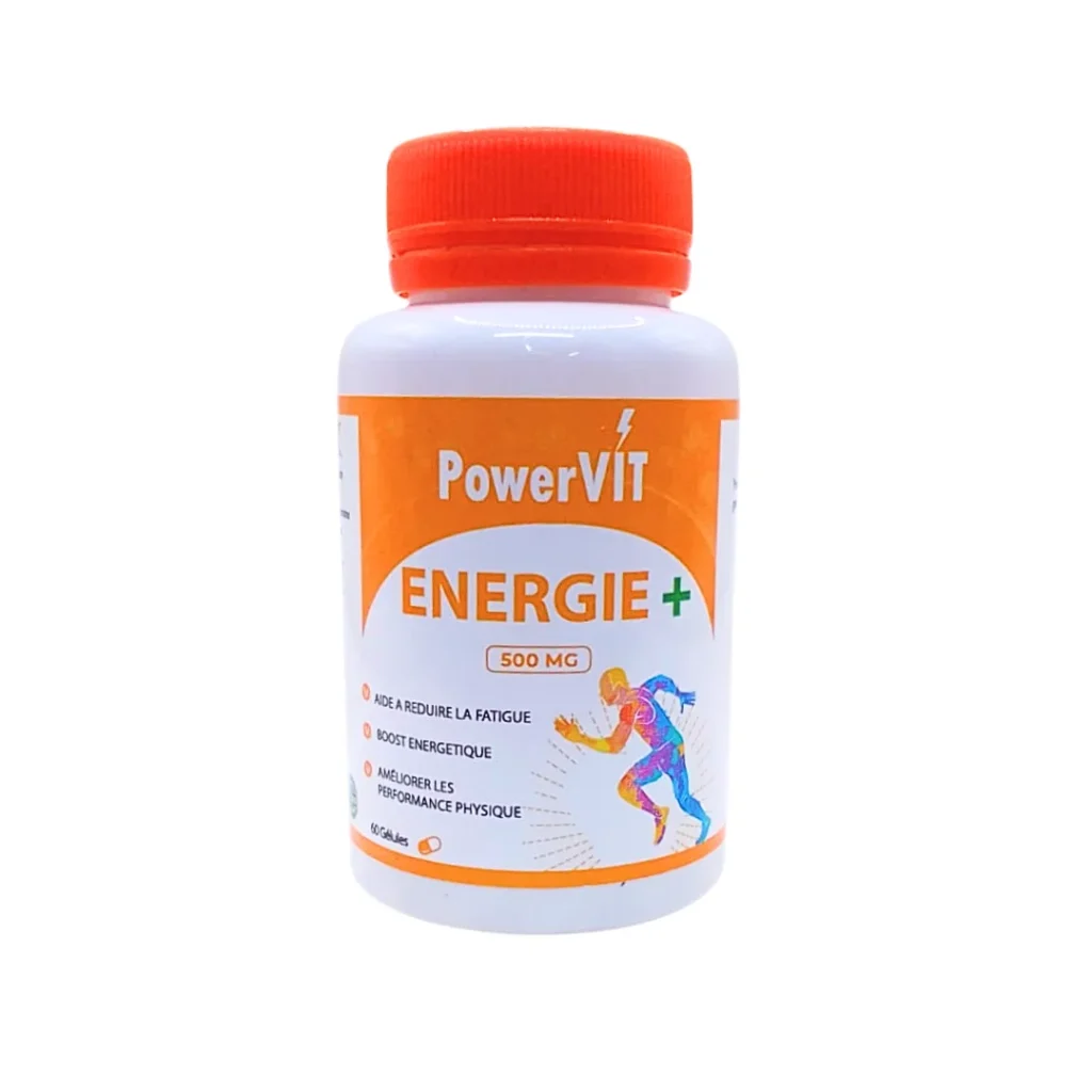 ENERGIE+ 500MG 60GELULES POWERVIT