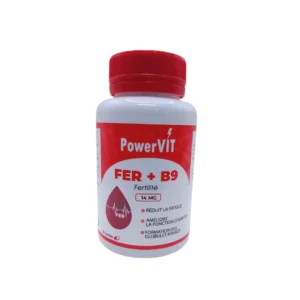 FER + B9 14MG 30 GELULES POWERVIT