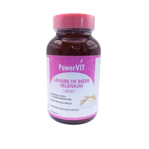 LEVURE DE BIERE SELENIUM 400MG 400 GELULES POWERVIT