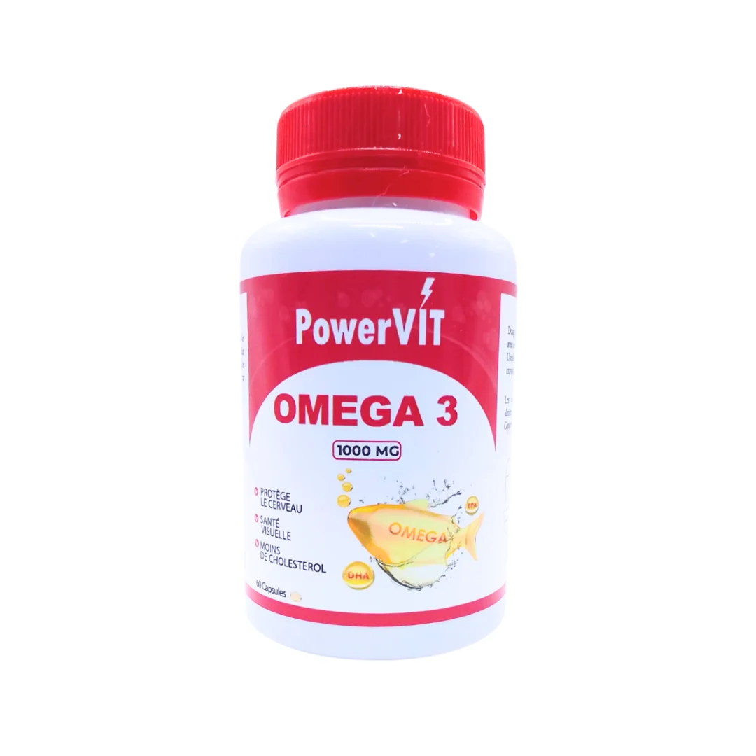 OMEGA 3 1000MG 60 CAPSULES POWERVIT - Image 1