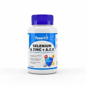 SELENIUM & ZINC +A.C.E 60 GELULES POWERVIT