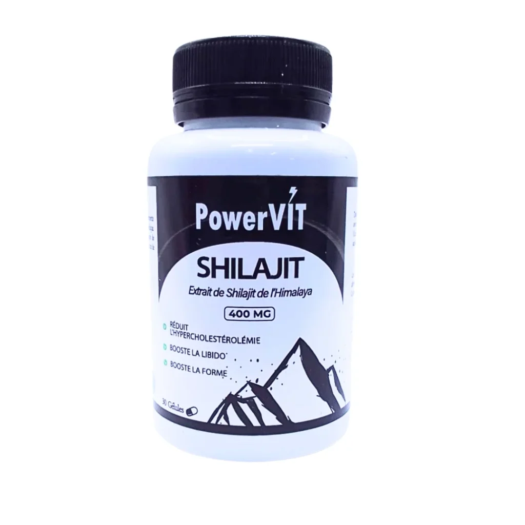 SHILAJIT 400MG 30 GELULES POWERVIT