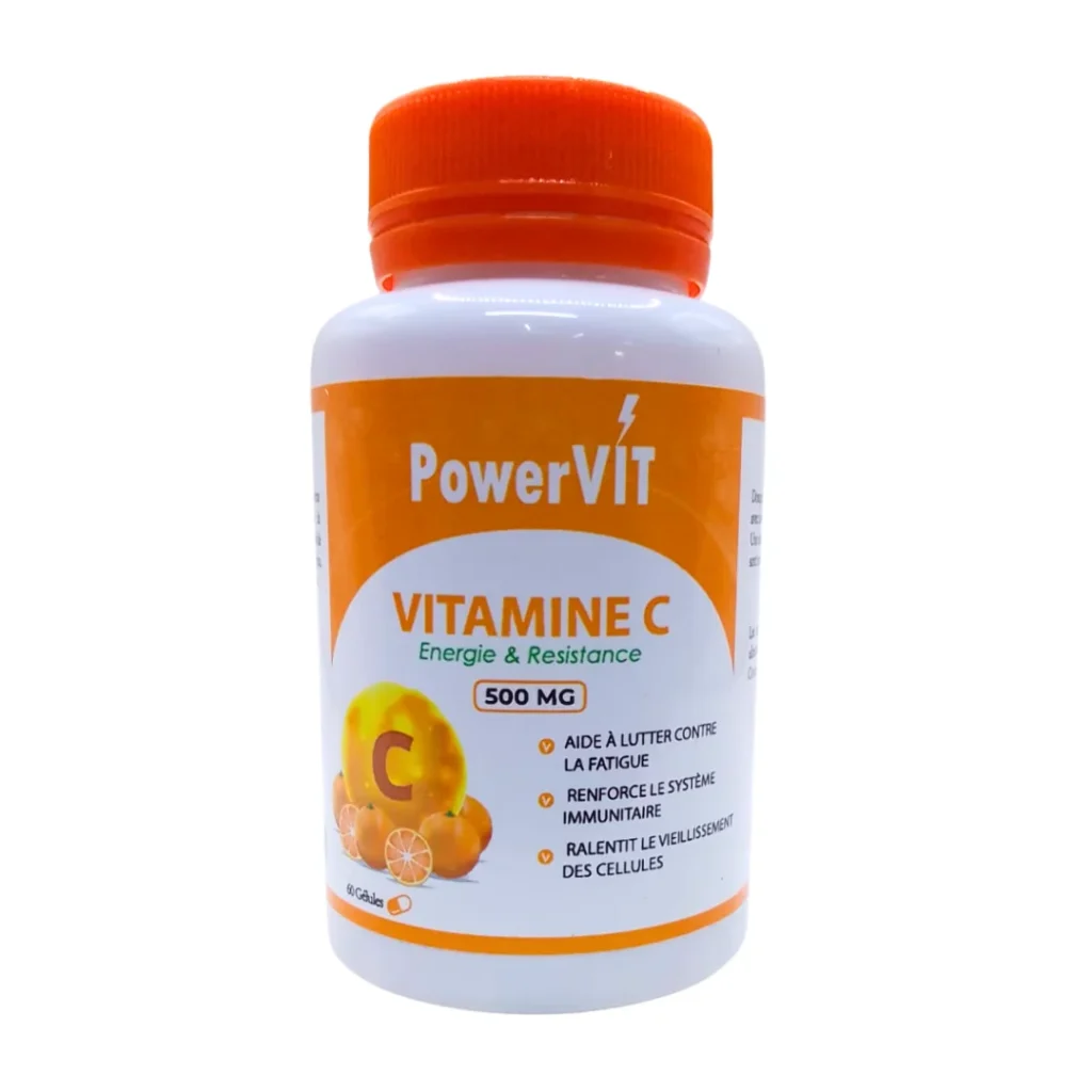 VITAMINE C 500MG 60 GELULES POWERVIT