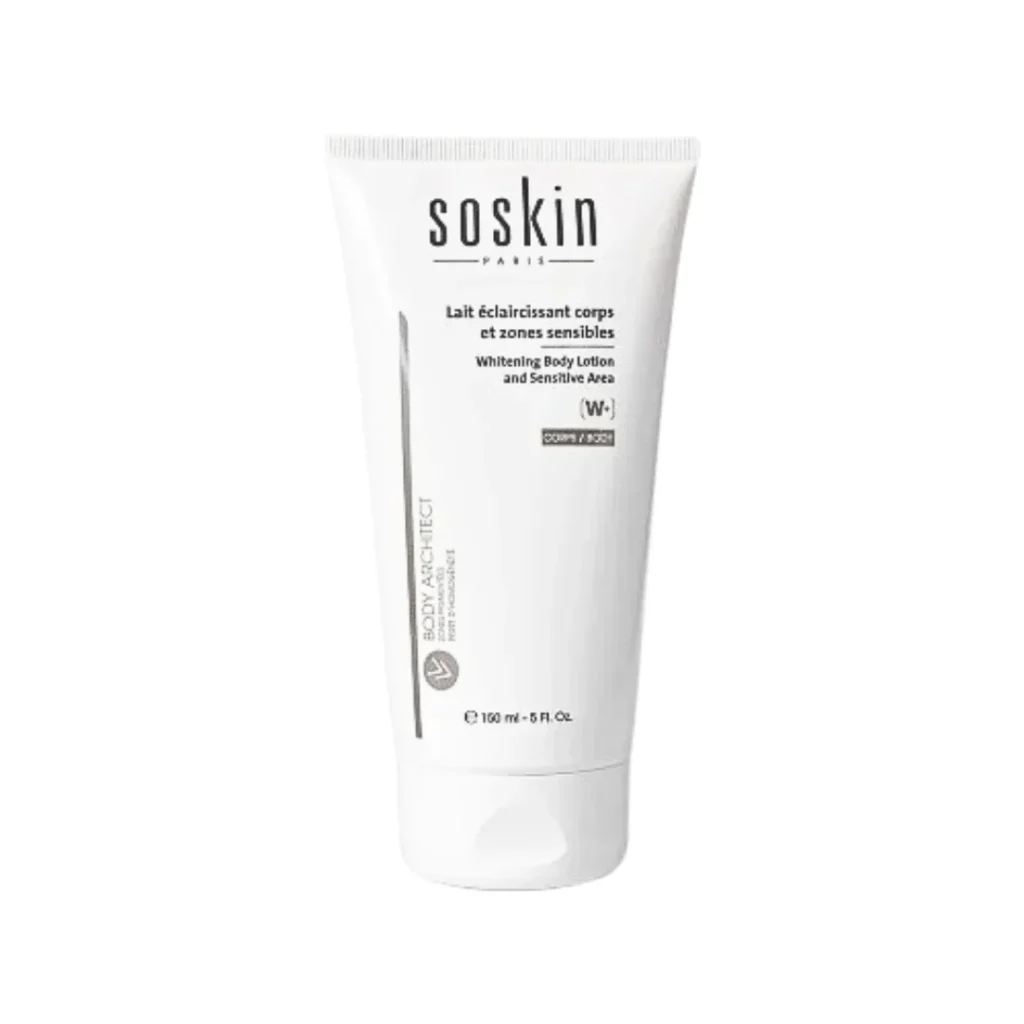 SOSKIN LAIT ECLAIRCISSANT 150ML CORPS ET ZONES SENSIBLES