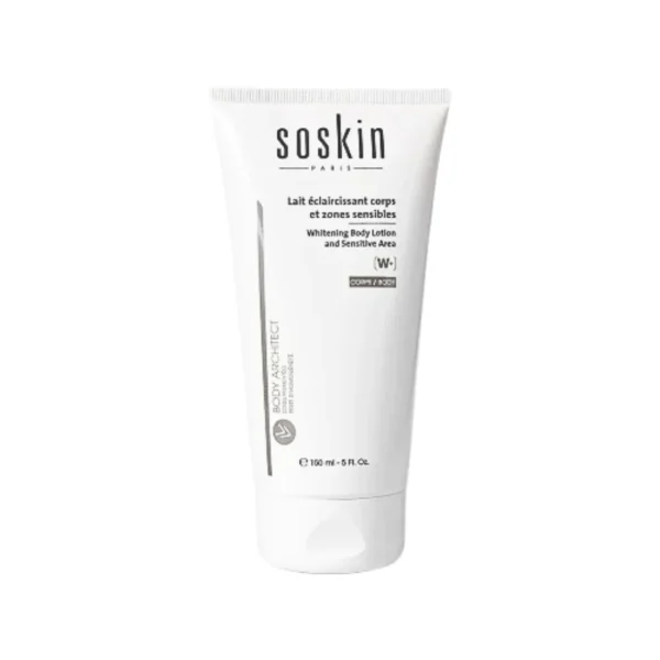 SOSKIN LAIT ECLAIRCISSANT 150ML CORPS ET ZONES SENSIBLES