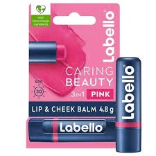 STICK LABELLO CARING BEAUTY SPF30 3 EN 1 PINK