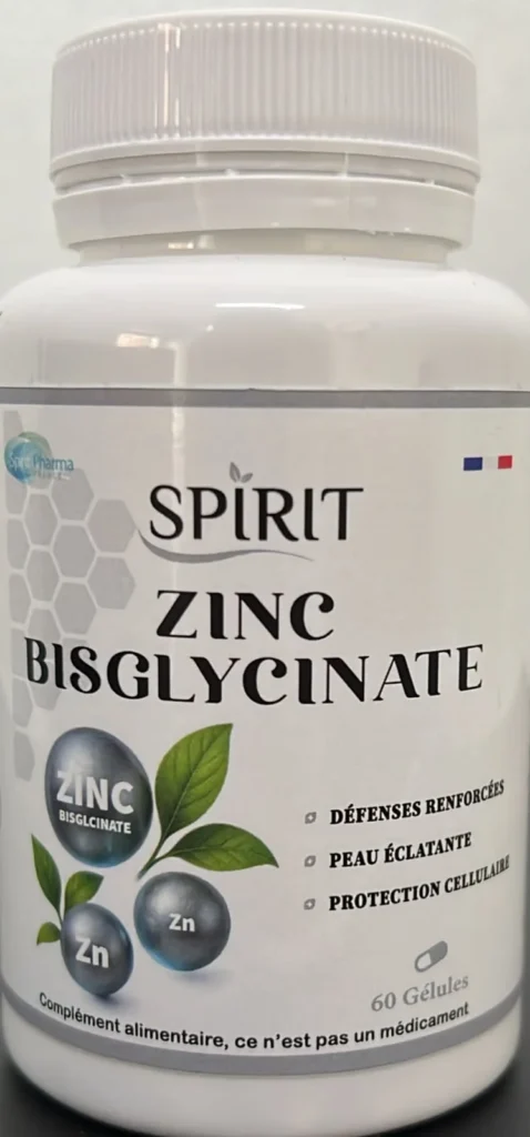 ZINC BISGLYCINATE X 60 GELULES SPIRIT