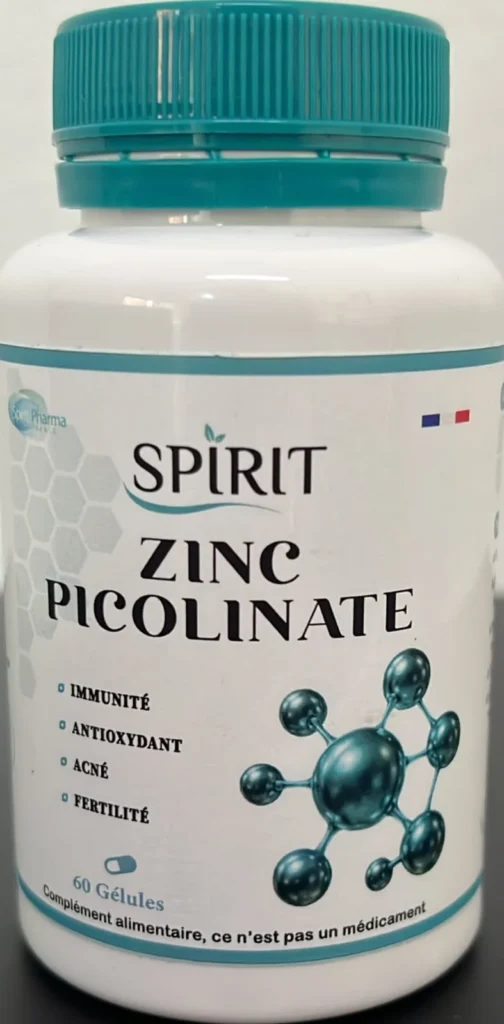 ZINC PICOLINATE X 60 GELULES SPIRIT