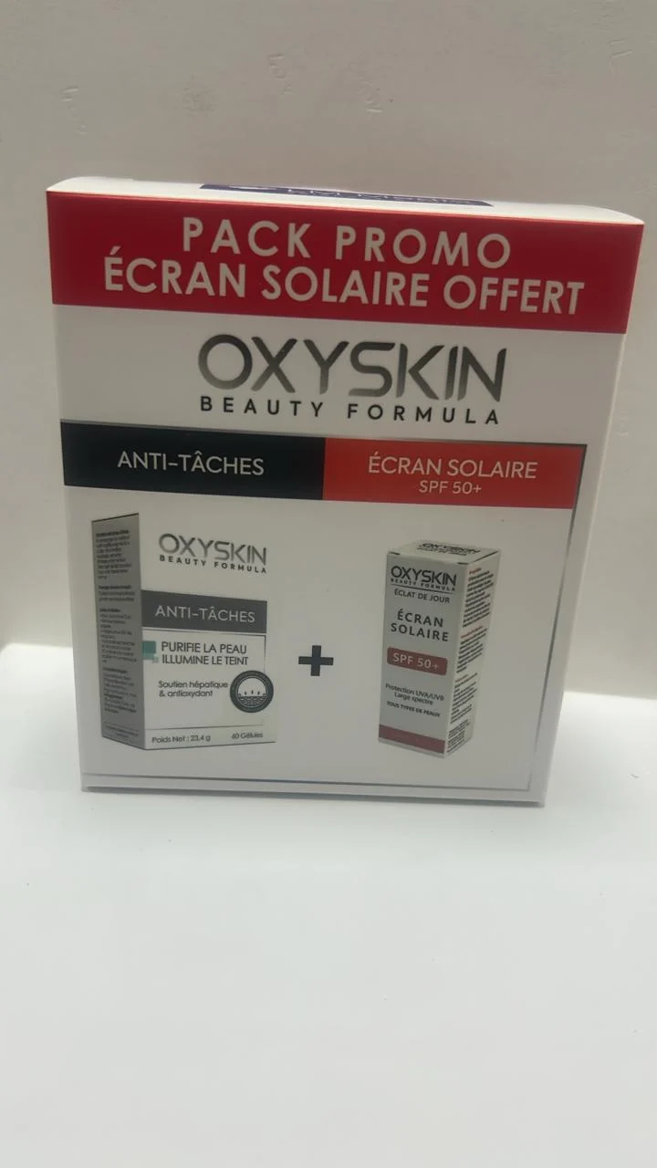 OXYSKIN ANTI TACHES GELULES + OXYSKIN ECLAT DU JOUR SPF50+ - Image 1