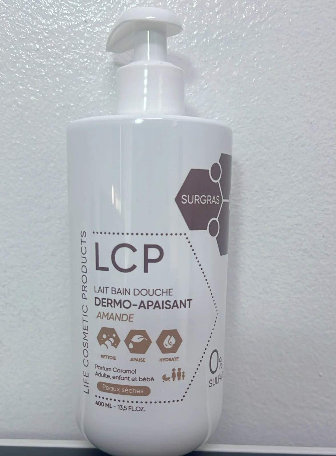 LCP LAIT BAIN DOUCHE AMANDE 400 ML - Image 1