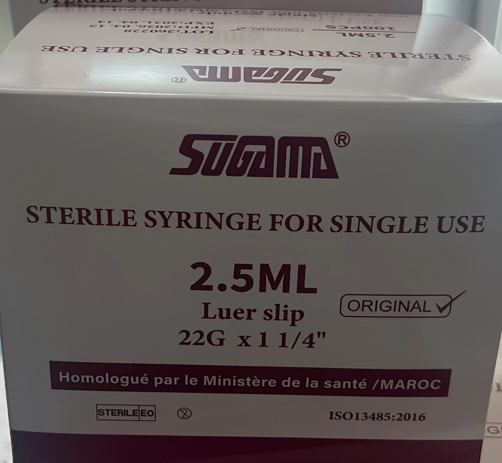 SERINGUE DISPOSABLE 10 CC 18 G SUGMA - Image 1