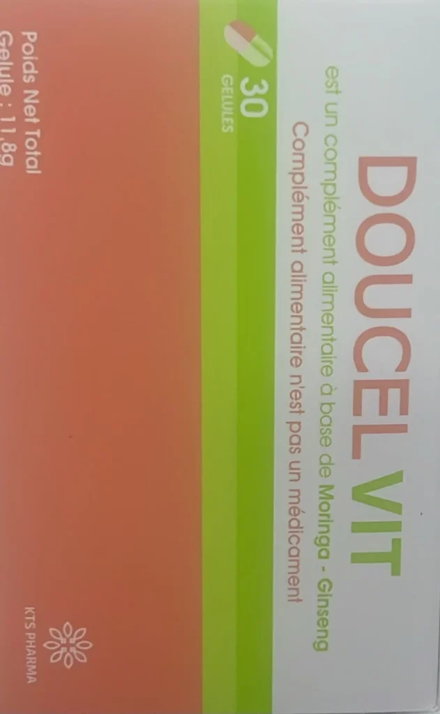 DOUCEL VIT MORINGA GINSENG X 30 GELULES