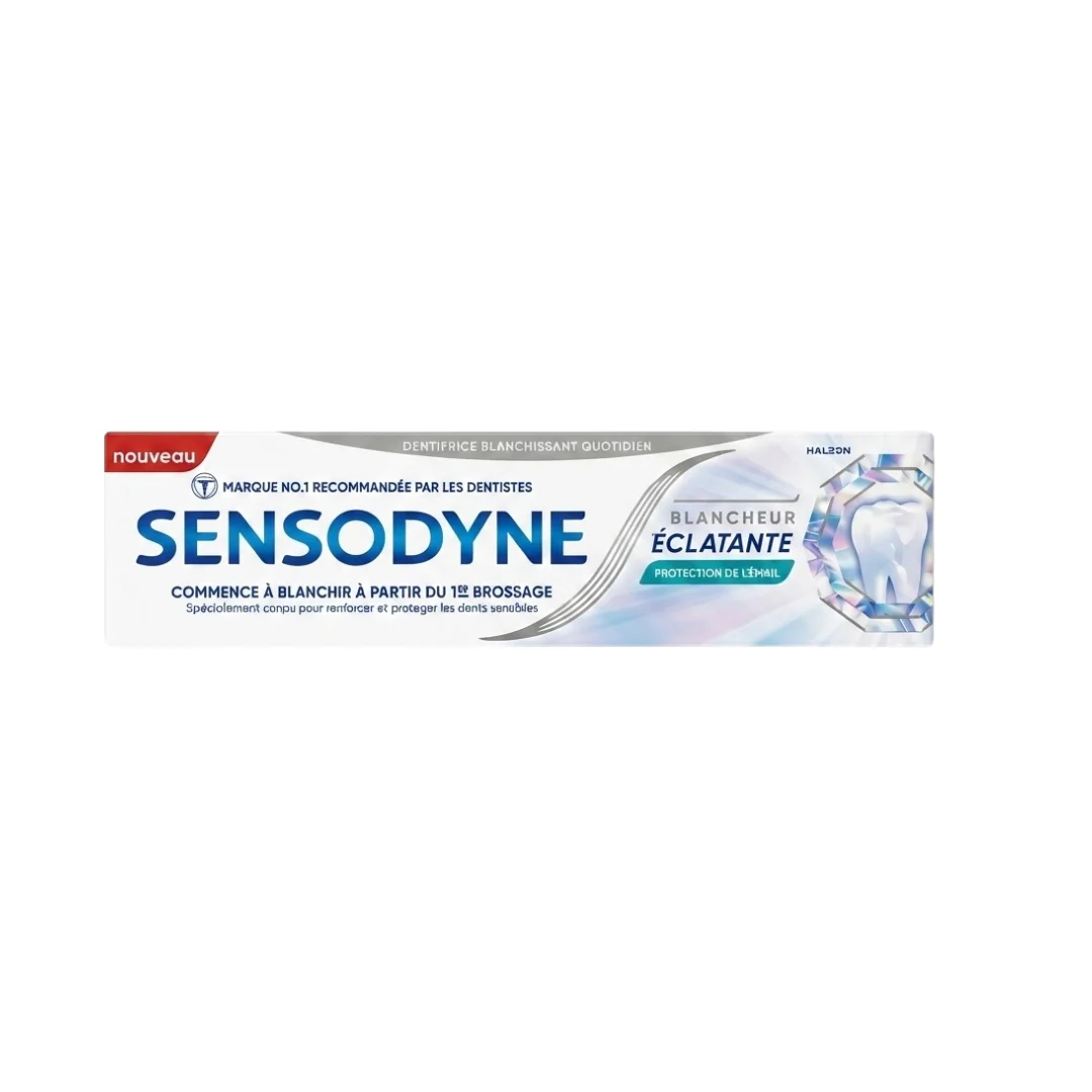 SENSODYNE BLANCHEUR ECLATANTE PROTECTION DE L'EAMAIL ENAMEL DEFENCE 75 ML - Image 1